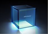 foto of cube  - Vector glass  - JPG 