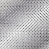 foto of metal  - A Metal Background with Tread Plate Pattern - JPG 