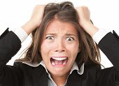 stock photo of woman  - Stress - JPG 
