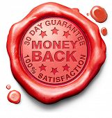image of money  - money back guarantee 30 day 100 - JPG 
