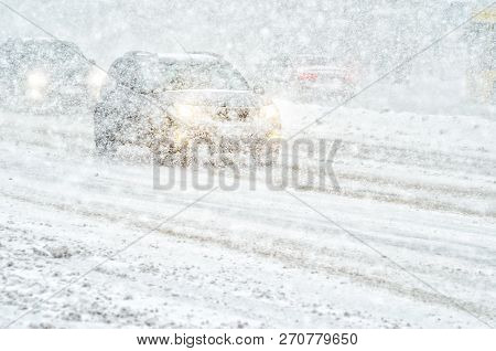 Poster: Car Rides Through A Snowstorm