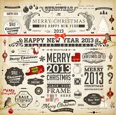 stock photo of holidays  - Christmas decoration collection  - JPG 