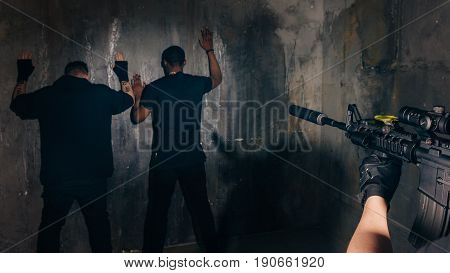 Poster: Police arrest criminals