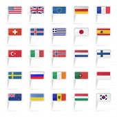 picture of world  - vector world flags  - JPG 