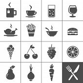picture of food  - Food and drink icon set - JPG 