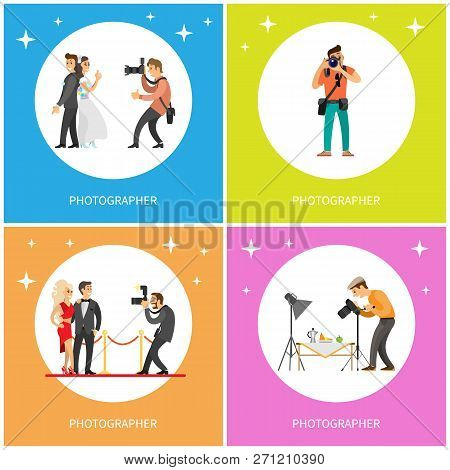 Poster: Photographer Taking Picture Of Just