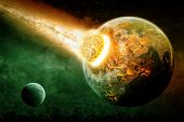 picture of world  - Planet Earth Armageddon - JPG 