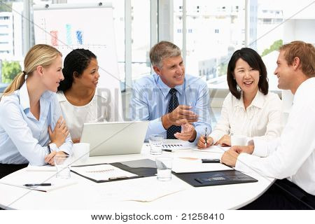 Picture or Photo of Business meeting in an office