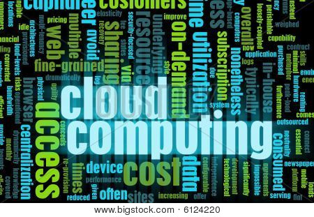 Picture or Photo of Cloud Computing Technology Concept as a Abstract