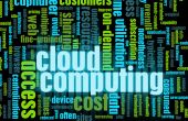 picture of computer technology  - Cloud Computing Technology Concept as a Abstract - JPG 