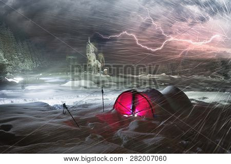 Poster: Powerful Cyclone Brought Dangerous Snowfalls
