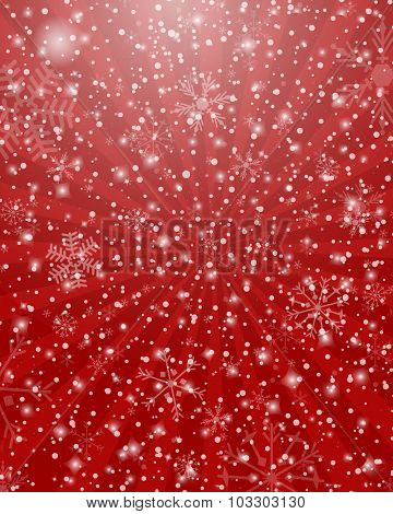 abstract red christmas background christmas snowflake on abstract red christmas card