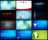 stock photo of medical doctors  - Medical backgrounds or can be used as business cards - JPG 
