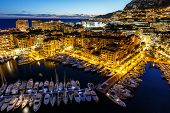 picture of france  - Aerial View on Fontvieille and Monaco Harbor with Luxury Yachts French Riviera
 - JPG 