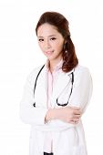 picture of medical doctors  - Friendly Asian doctor woman - JPG 