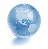 foto of globe  - Glass globe - JPG 