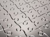 pic of puzzle  - Metal puzzle background - JPG 
