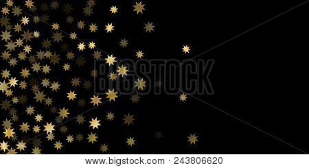 abstract star of confetti falling starry background random stars