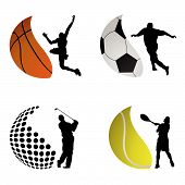 image of golf  - basketball - JPG 