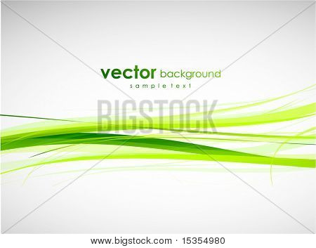 Picture or Photo of Green lines. Abstract vector background