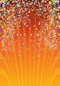 picture of festival  - Festive vector abstract background template - JPG 