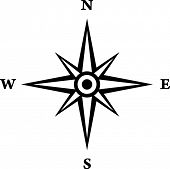 foto of longitude  - compass - JPG 