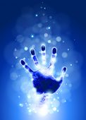 stock photo of future  - handprint  - JPG 