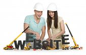 pic of construction  - Website under construction concept - JPG 