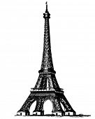 picture of tower  - Eiffel Tower 2  - JPG 
