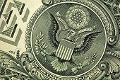 image of currency  - Back of one dollar bill - JPG 