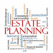 pic of medical  - Estate Planning Word Cloud Concept with great terms such as tenancy durable will financial lawyer executor probate and more - JPG 
