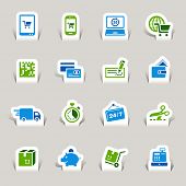 stock photo of money  - Papercut  - JPG 