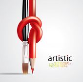 picture of art  - Vector art concept - JPG 