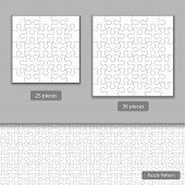 picture of puzzle  - Vector puzzles with 25 - JPG 