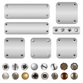 foto of construction  - Screws And Bolts - JPG 