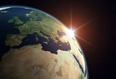 stock photo of earth  - Beautiful Planet Earth - JPG 