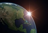 stock photo of earth  - Beautiful Planet Earth - JPG 