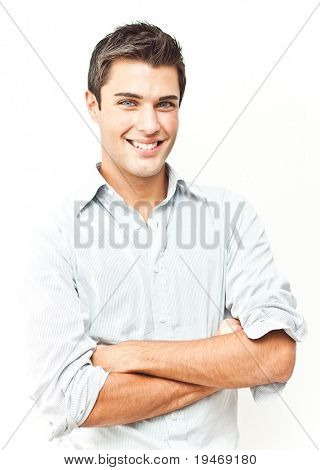 Picture or Photo of Handsome young man portrait