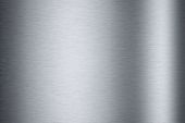 stock photo of industrial  - Brushed aluminum metallic plate useful for backgrounds - JPG 