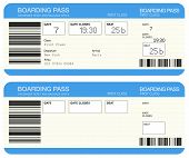 foto of pass  - Airline boarding pass tickets - JPG 