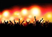 stock photo of people  - Crowd of Party People  - JPG 