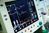 pic of pressure  - Photo  of Mechanical ventilation equipment close up - JPG 
