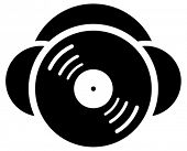 picture of disk  - DJ icon - JPG 