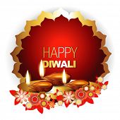 picture of religion  - beautiful diwali vector background with space for your text - JPG 