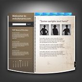 picture of portal  - Web site design template - JPG 