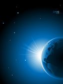 pic of earth  - Planet earth on a space background - JPG 