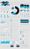 stock photo of trend  - Elements of Infographics with buttons and menus - JPG 