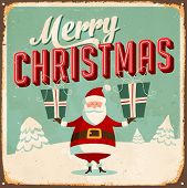 stock photo of holidays  - Vintage Metal Sign  - JPG 