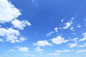 pic of blue sky  - Sky and clouds - JPG 