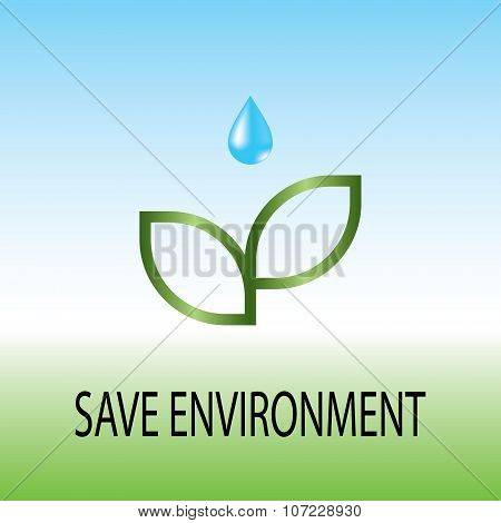 ecology save environment poster